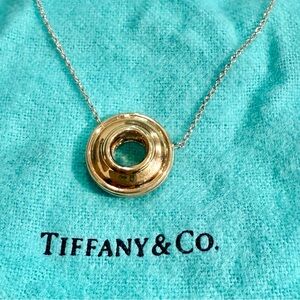 Tiffany & Co. Paloma Picasso MAGIC reversible pendant 18k gold & sterling